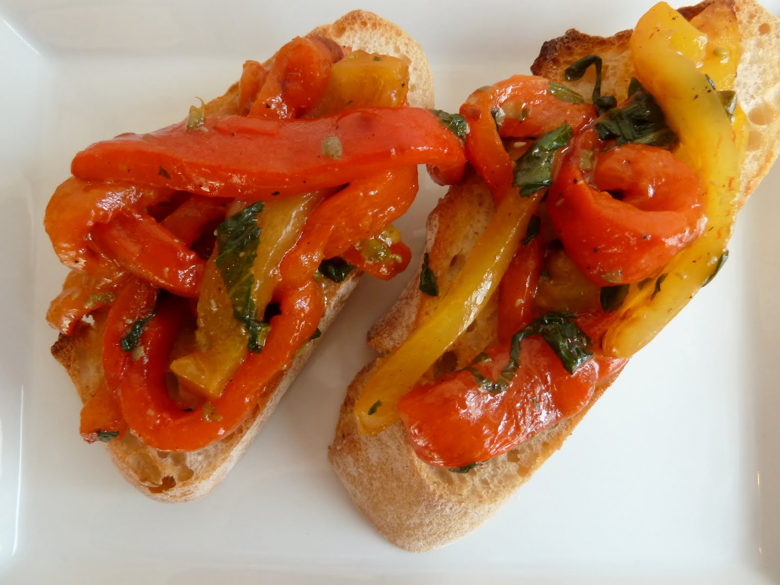 Gegrillter Rote Paprika Salat — Rezepte Suchen