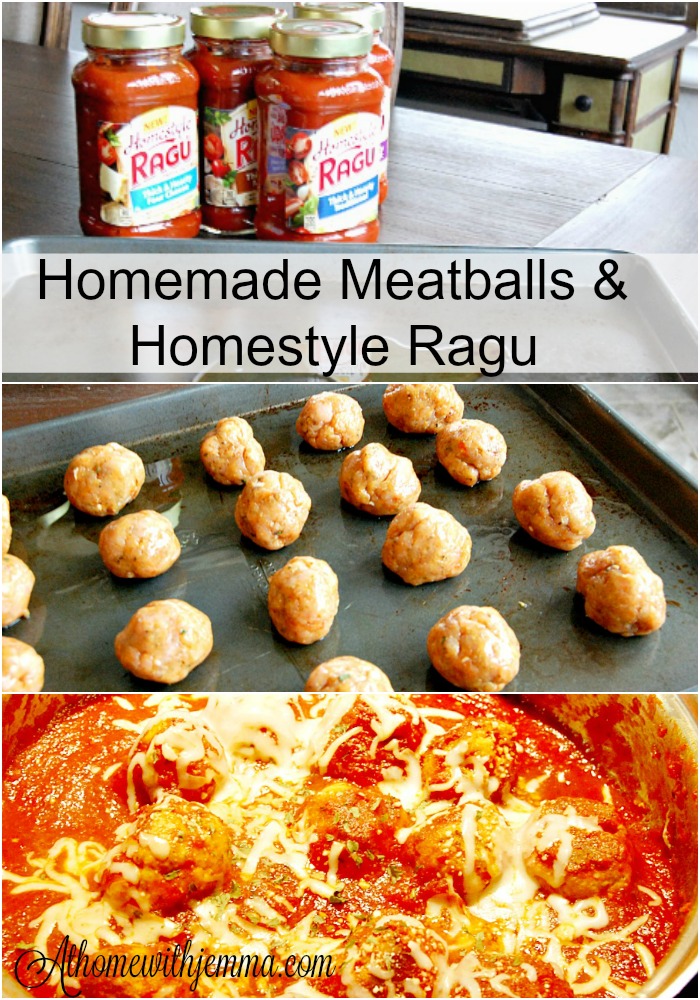 Turkey Meatball Recipe in Homestyle Ragu Sauce & Giveaway At Home