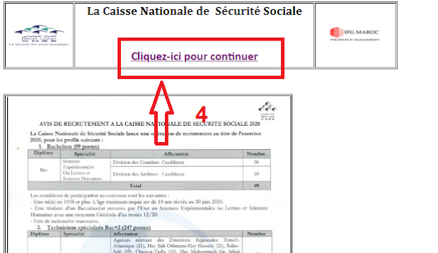 رابط موقع التسجيل في مباراة الضمان الاجتماعي 2022 5