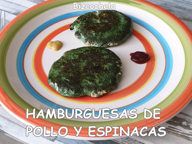 Hamburguesas De Pollo Y Espinacas
