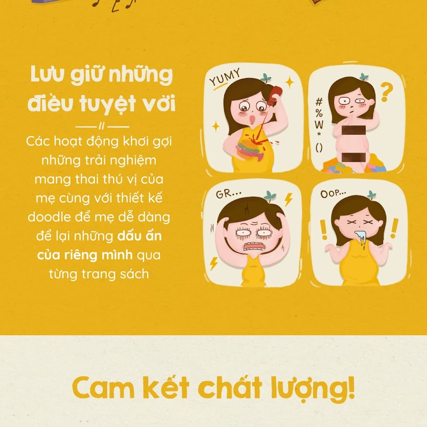 [A116] Bộ sách hoạt động tô màu cho Mẹ Bầu không thể bỏ qua