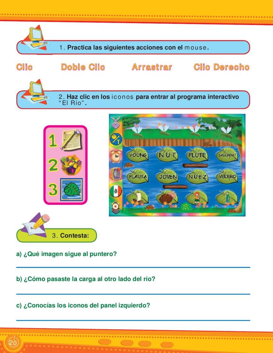 Fichas de Primaria Informática para niños Fichas de Primaria Informática para niños