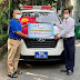Tặng xe cứu thương cộng đồng cho bệnh viện chống dịch
