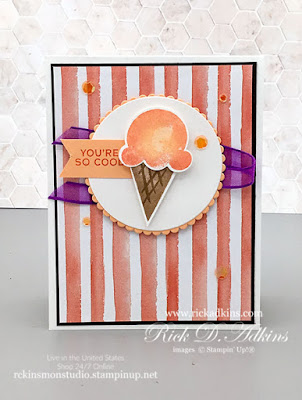 You're So Cool Card featuring the Sweet Ice Cream Bundle from Stampin' Up! Click here to learn more