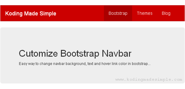change-bootstrap-navbar-color-text-hover-color