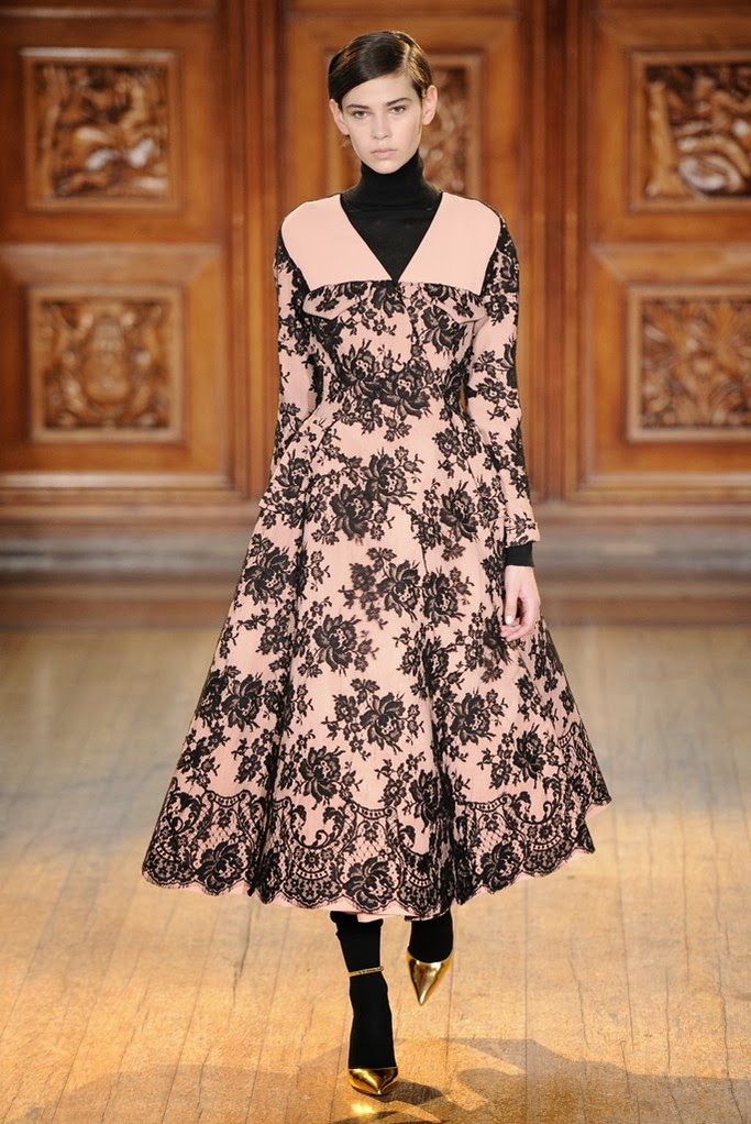 Runway Emilia Wickstead RTW Fall 2014 Cool Chic Style Fashion