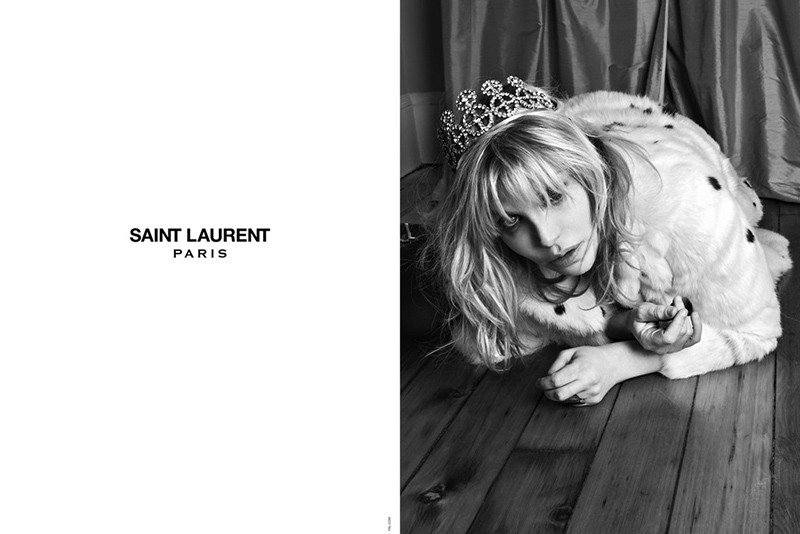 saint laurent ad campaign photographed by hedi slimane