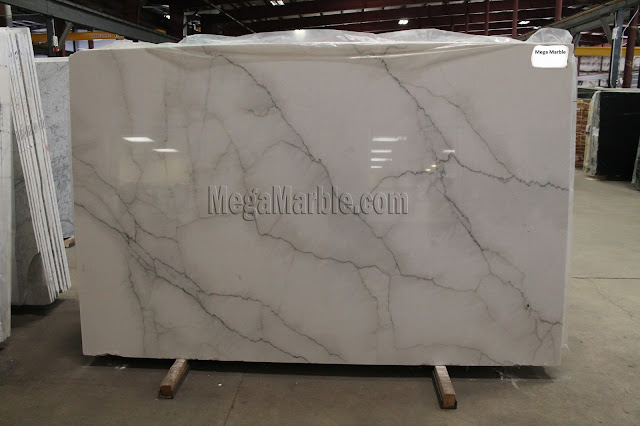 Calacatta lincoln marble slab