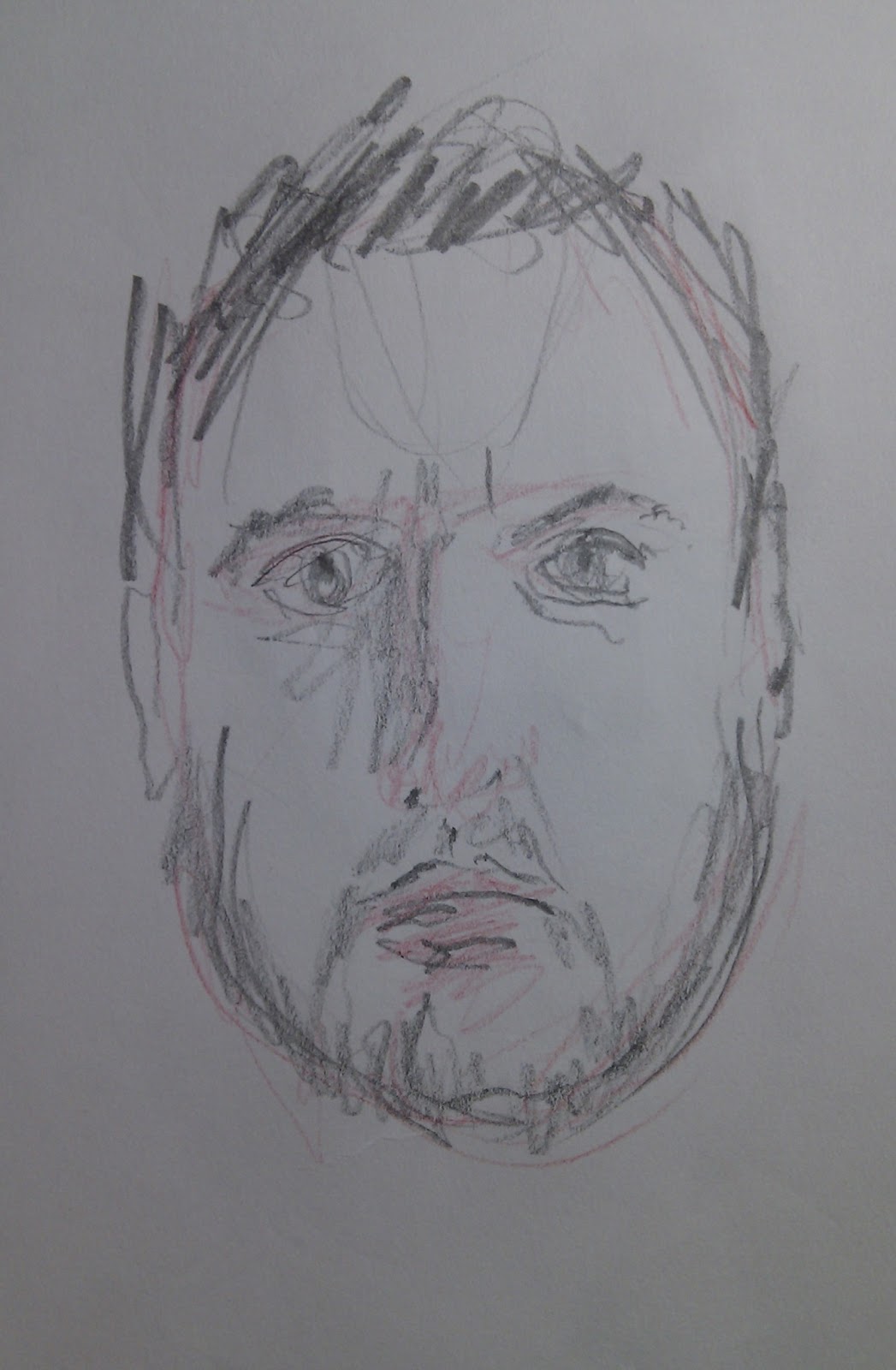 Dan Wood OCA Drawing 1 Exercise Drawing your face