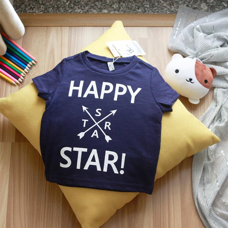Áo Thun Tay Ngắn In Chữ - Bé 3-13 tuổi - Thương Hiệu : OkStar 153689 4 5 522