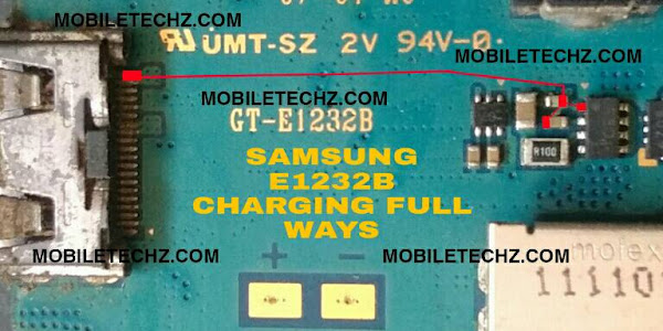Samsung E1232B Charging Ways Solution