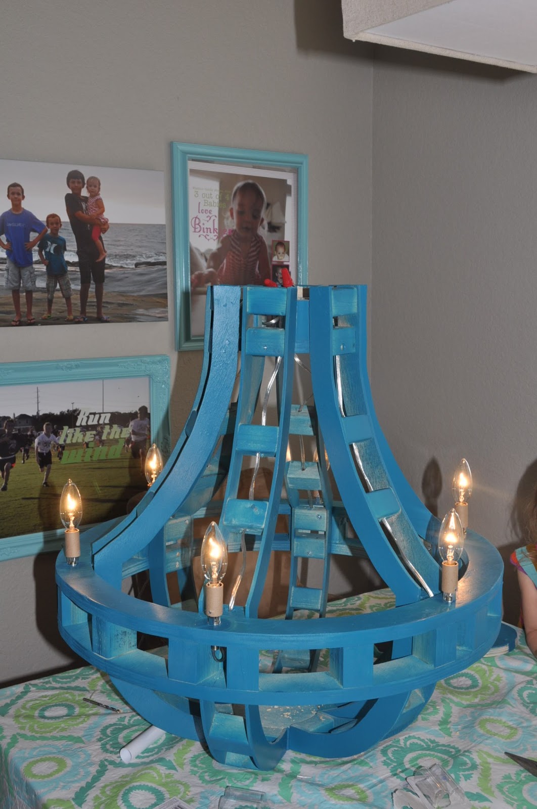 Decor Sanity: Wiring my 6-Arm Chandelier