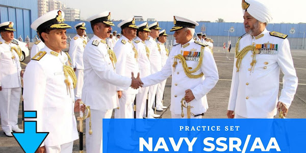 Download Indian Navy SSR and AA Practice Set PDF In Hindi and English.