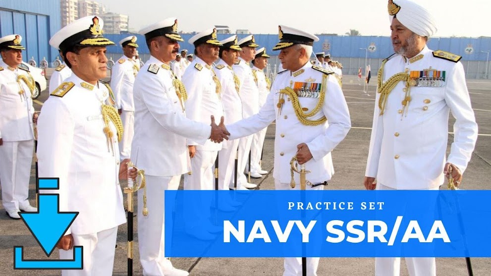 Download Indian Navy SSR and AA Practice Set PDF In Hindi and English.