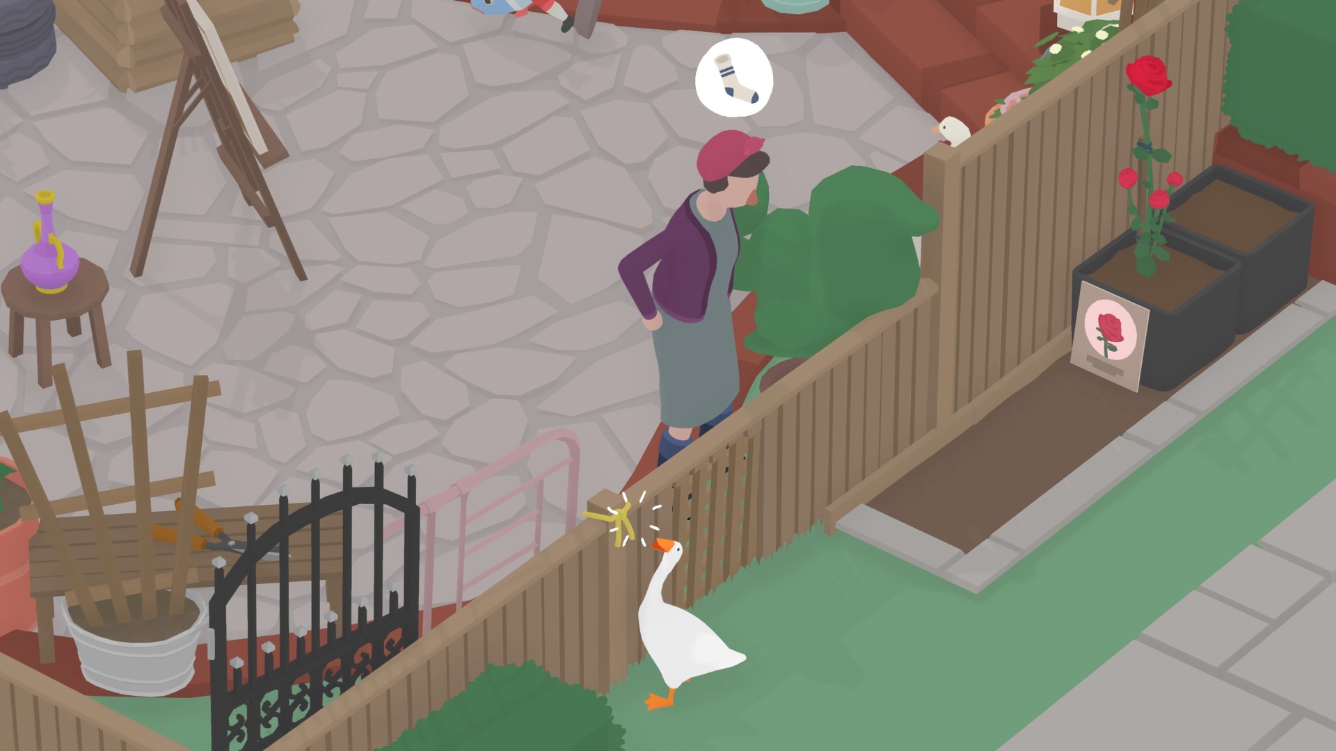 Untitled Goose Game] Fun game especially playing on co-op. The