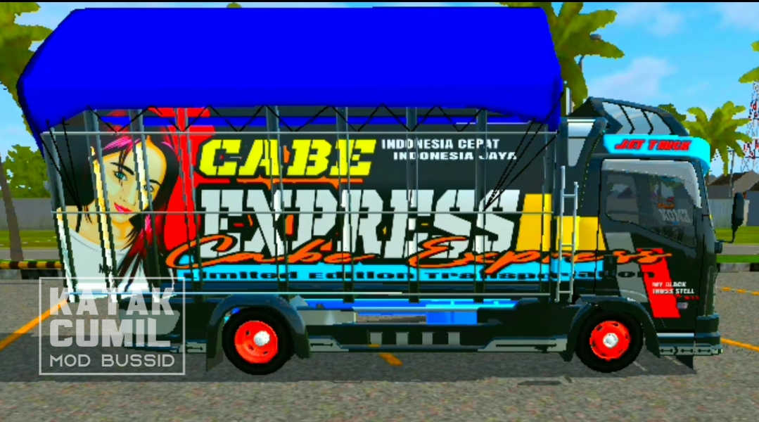 Download Mod Bussid Truck Canter Cabe Express Katak Cumil