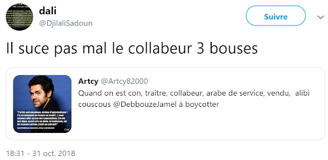 Jamel Debbouze violemment insulté de "collabeur"