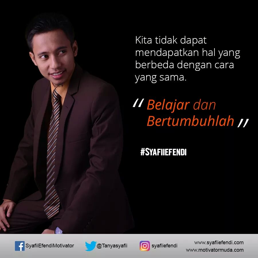 Lebih Baik Hilang Masa Muda Daripada Hilang Masa Depan Syafii