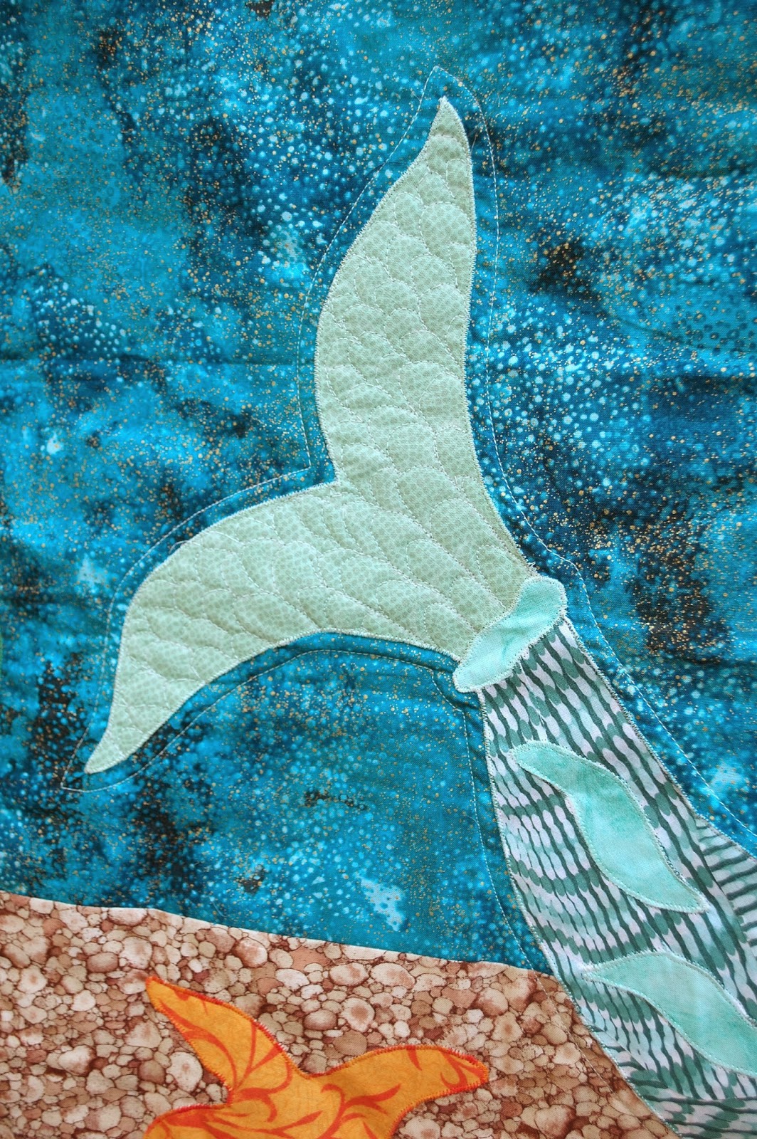 Little Mermaid Wall Quilt Little Mermaid Wall Quilt