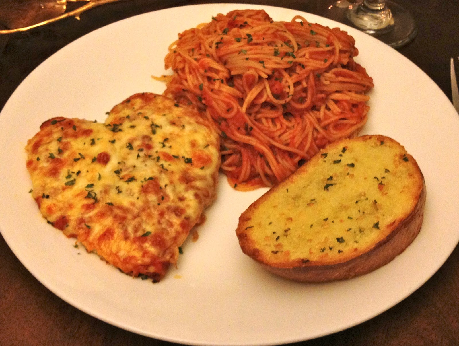 Cooking with Jax Valentines Day Dinner Heart Shaped Chicken Parmesan w/ Vermicelli & Garlic Toast