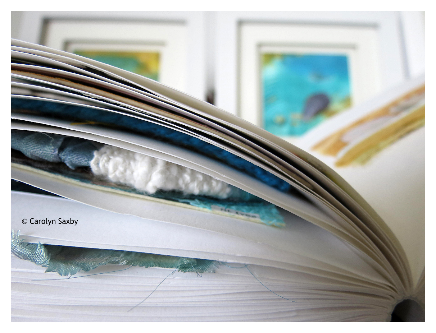 CAROLYN SAXBY MIXED MEDIA TEXTILE ART St. Ives in Textiles textile