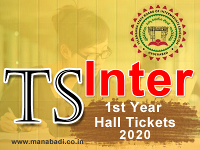 TS Inter 1st Year Hall Tickets 2020