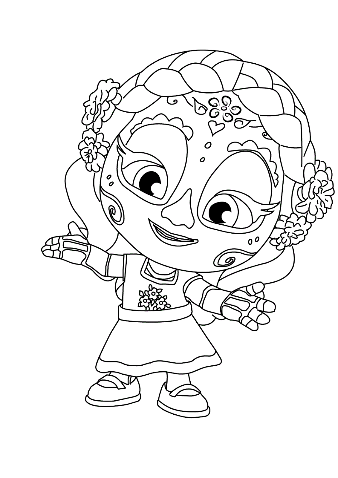 Netflix Super Monsters Coloring Pages
