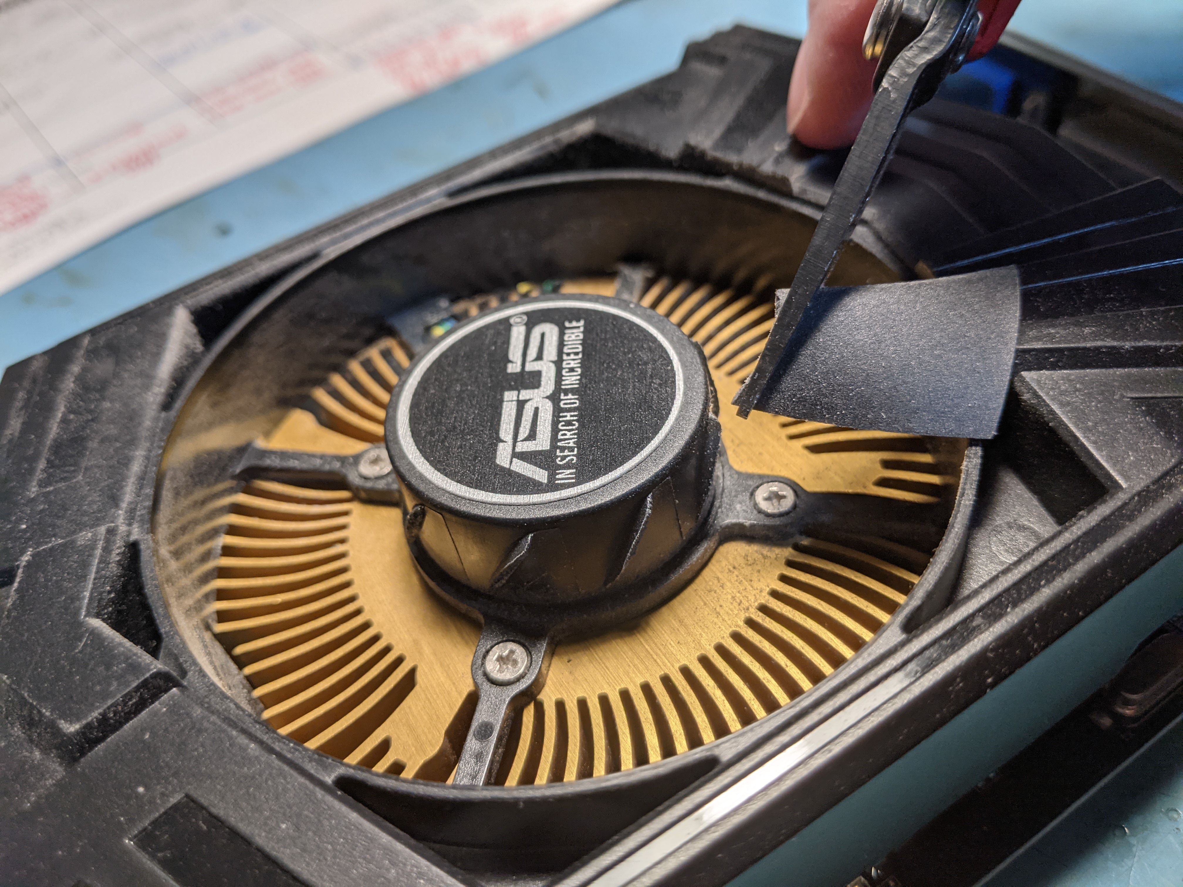 It Came From the Low Effort Fan Repair for GPU (broken