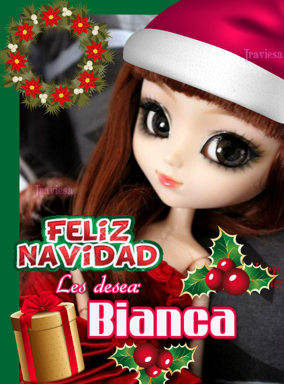 muñequitas de navidad con nombre