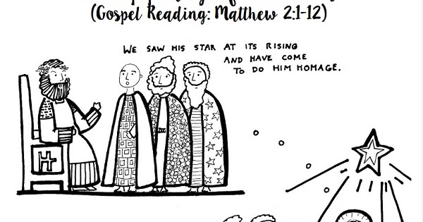 Paper Dali Epiphany Of The Lord Coloring Page Free Printable