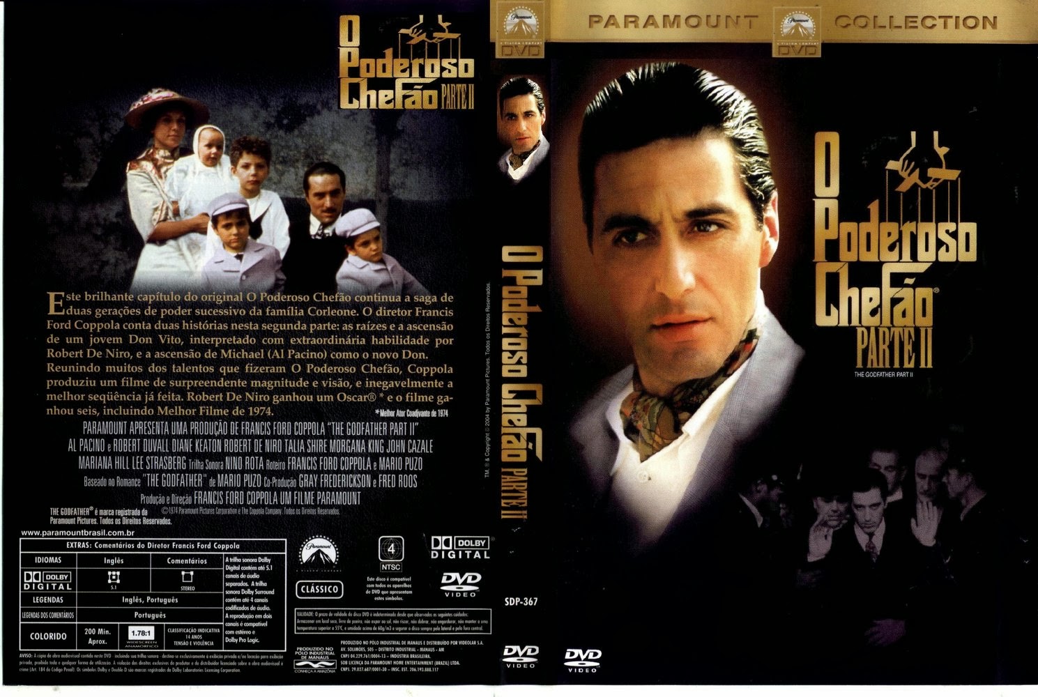 Capa do Filme - O Poderoso Chefão 2 ~ Sam Capes