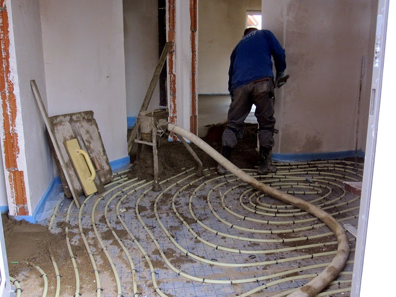 Estrichleger: Estrich im EG & OG | Bautagebuch Isernhagen