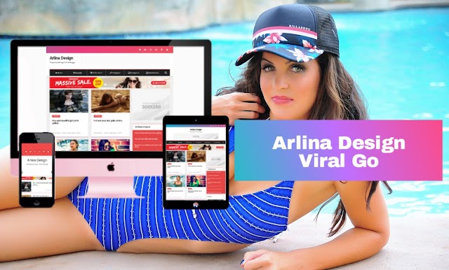 Arlina Design Viral Go Premium Blogger Template Free Download