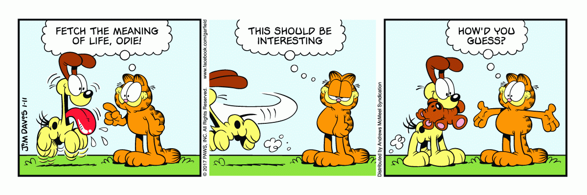 Comics by Jim Davis (Odie, Jon and Dog)