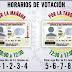 Mayores de 60 años no están obligados a votar, CI. con terminación 0-1-3-2-4 votan en la mañana y CI. con terminación 5-6-7-8-9 en la tarde