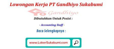 Lowongan Kerja PT Gandhiyo Sukabumi Terbaru 2021 Lowongan Kerja PT Gandhiyo Sukabumi Terbaru 2021
