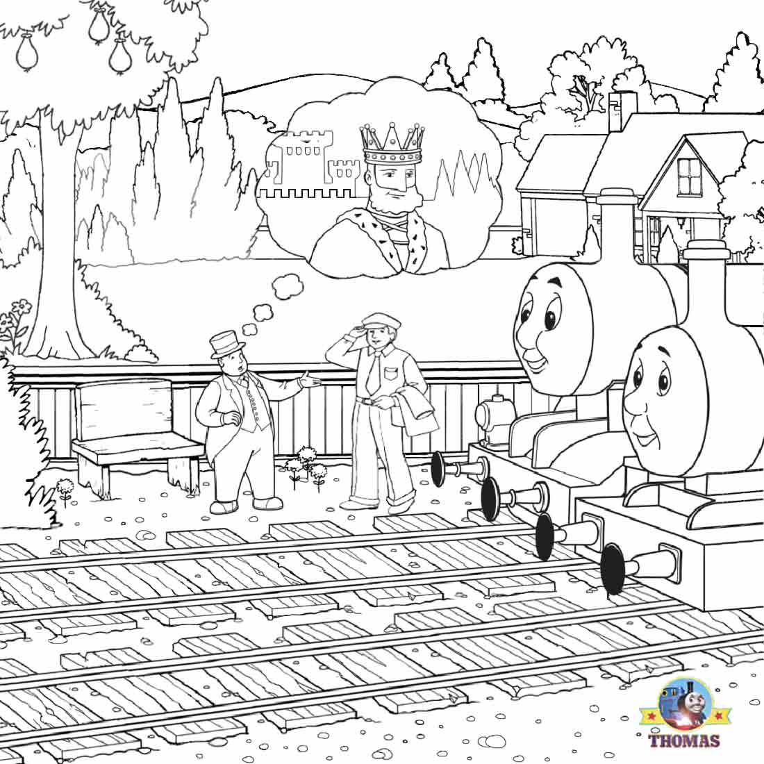 Free Henry The Train Coloring Pages