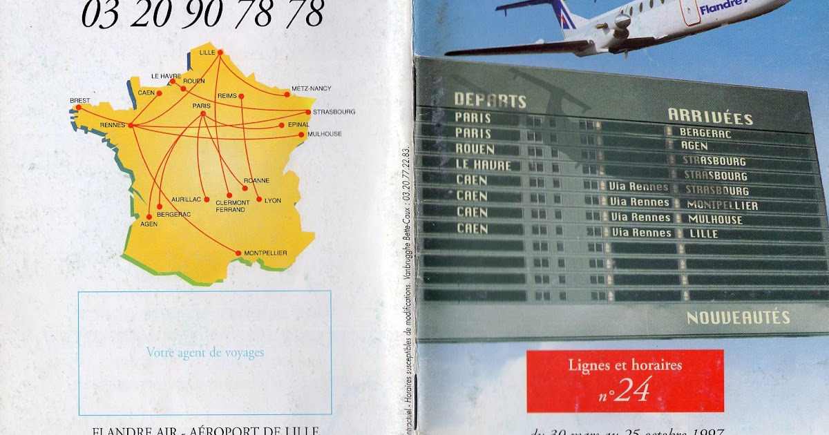 Airline memorabilia Flandre Air (1997)