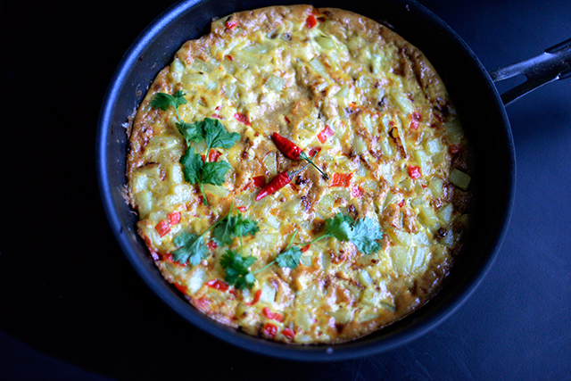 Espanjalainen perunamunakas - Tortilla de Patatas