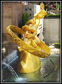 Escultura de Prometeo en el Rockefeller Center
