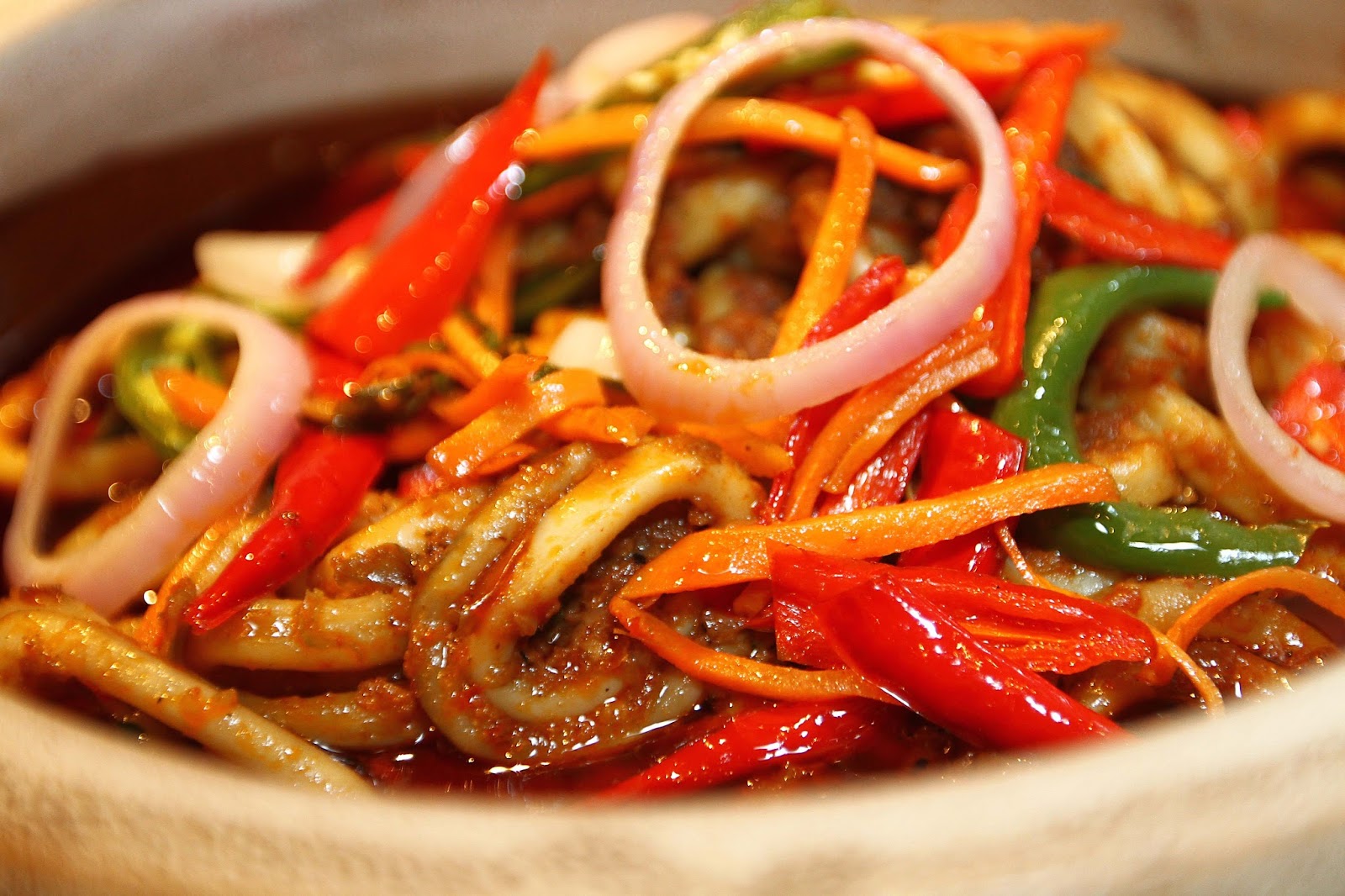 Sotong Masak Kicap Cili Kering Resepi Masakan Malaysia