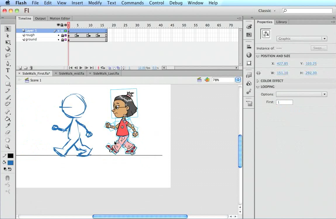 how to create animation in adobe flash cs6