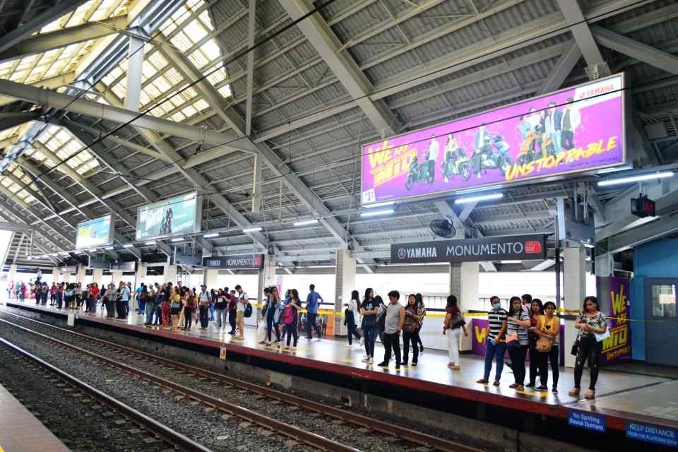Metro Manila Roadway Tablet LRT Monumento Station christened Yamaha