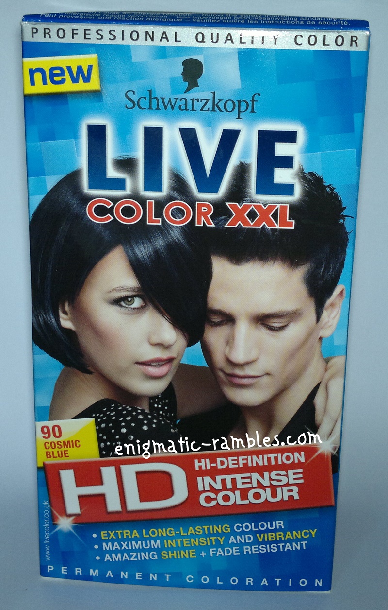 Enigmatic Rambles Review Schwarzkopf Live Color Xxl Cosmic Blue 90