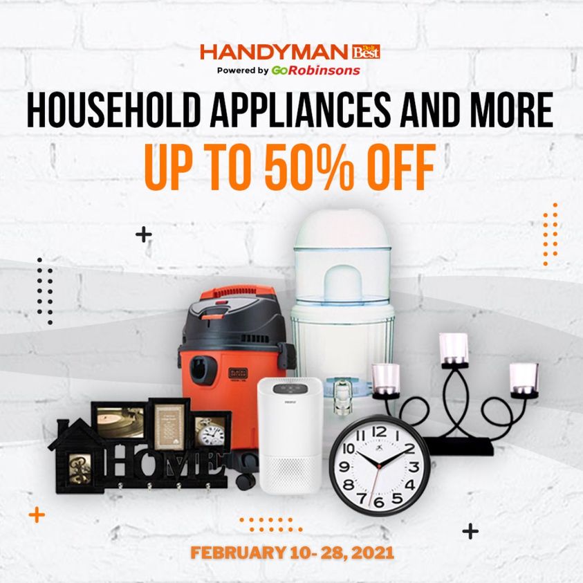Manila Shopper Handyman Household Appliances, Bathroom Sale & More