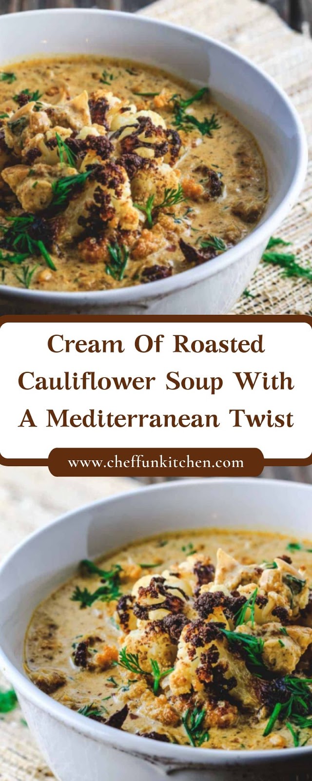 Cream Of Roasted Cauliflower Soup With A Mediterranean Twist Cream Of Roasted Cauliflower Soup With A Mediterranean Twist