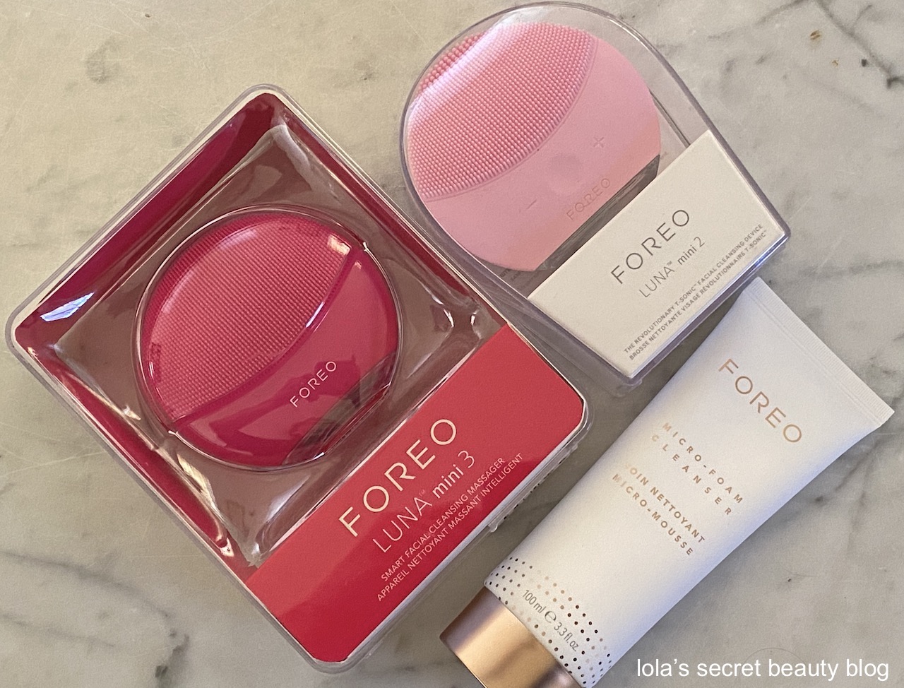 lola's secret beauty blog FOREO LUNA Mini 2 & LUNA Mini 3 Which One