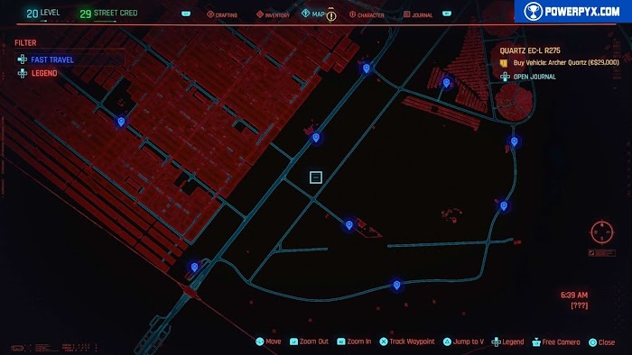 電馭叛客 2077 (Cyberpunk 2077) 全快速移動資料終端地圖位置