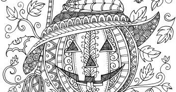 Adult Halloween Coloring Pages - Favoreads Coloring Art Club Fall Coloring Pages Pumpkin Coloring Pages Halloween Coloring Sheets 