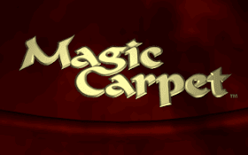 Magic Carpet DOS title